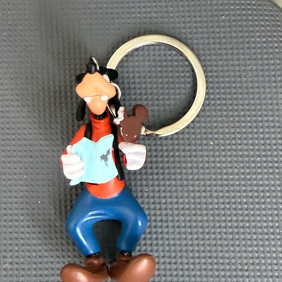 NWOT Disney Parks Goofy Tourist Map Ice Cream Keychain - Picture 4 of 8